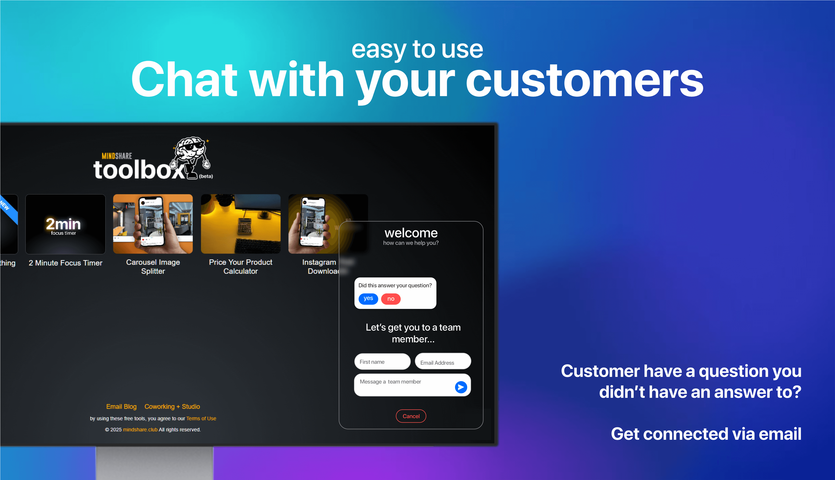 Mobile-responsive FAQ chat widget working seamlessly across all devices
